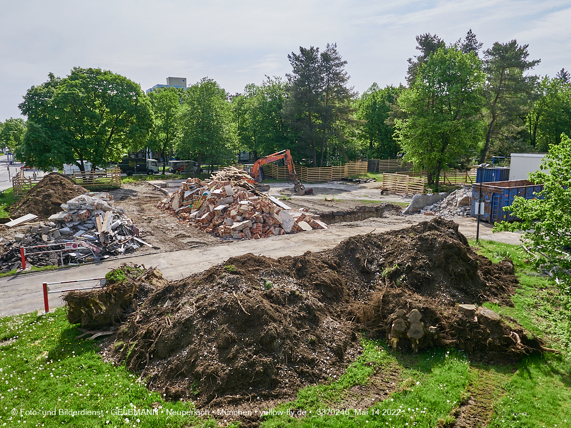 14.05.2022 - Baustelle am Haus für Kinder in Neuperlach